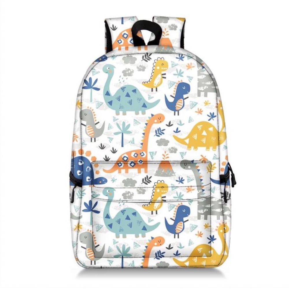 Large dinosaur backpack and lunchkit